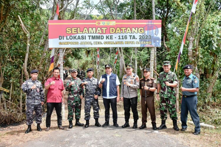 Pj Wali Kota Sabang Sebut TMMD Jadi Solusi Persoalan Masyarakat