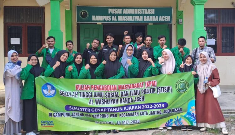 STISIP Al Washliyah Lepas Puluhan Mahasiswa KPM ke Aceh Besar