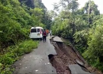 PUPR Aceh Barat Lobi ke Provinsi Tangani Jalan Longsor Geumpang