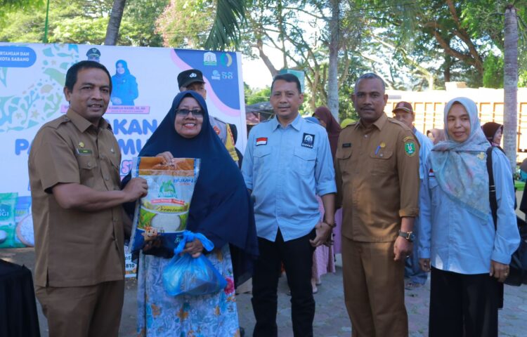 Gerakan Pangan Murah digelar di Sabang, 510 Paket di Serbu Warga