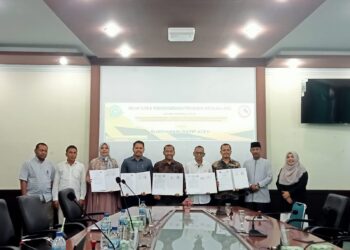 Kolektor Manuskrip Cek Midi Teken Empat PKS dengan Universitas Al-Muslim Bireuen
