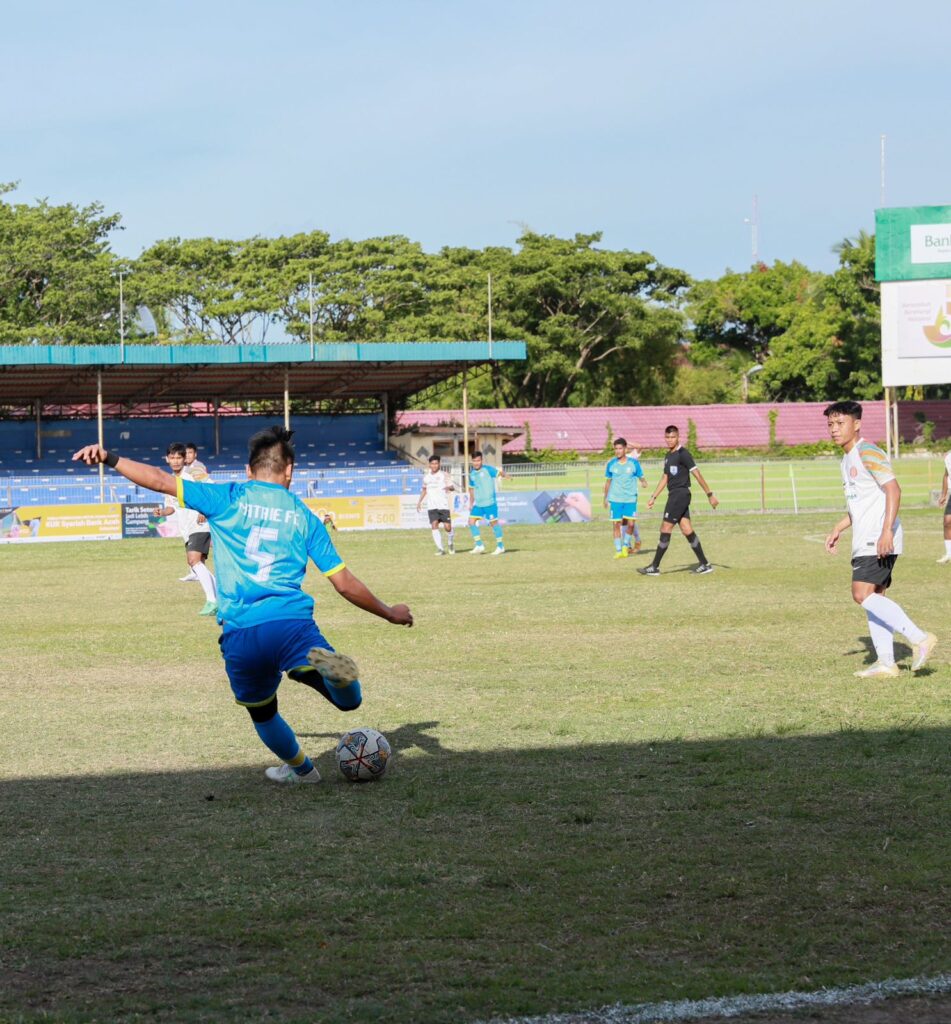 Laga babak penyisihan Bank Aceh Action Cup 2023 di Stadion H. Dimurthala, Kota Banda Aceh. FOTO/Dok. BAS