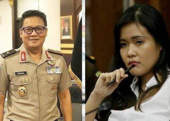 Direskrimum Polda Metro Jaya, Krishna Murti (kiri), Jessica Wongso (kanan) yang menjadi terpidana mati pada kasus Mirna Salihin. FOTO/Net. Ⓒ Hak cipta foto di atas dikembalikan sesungguhnya kepada pemilik foto