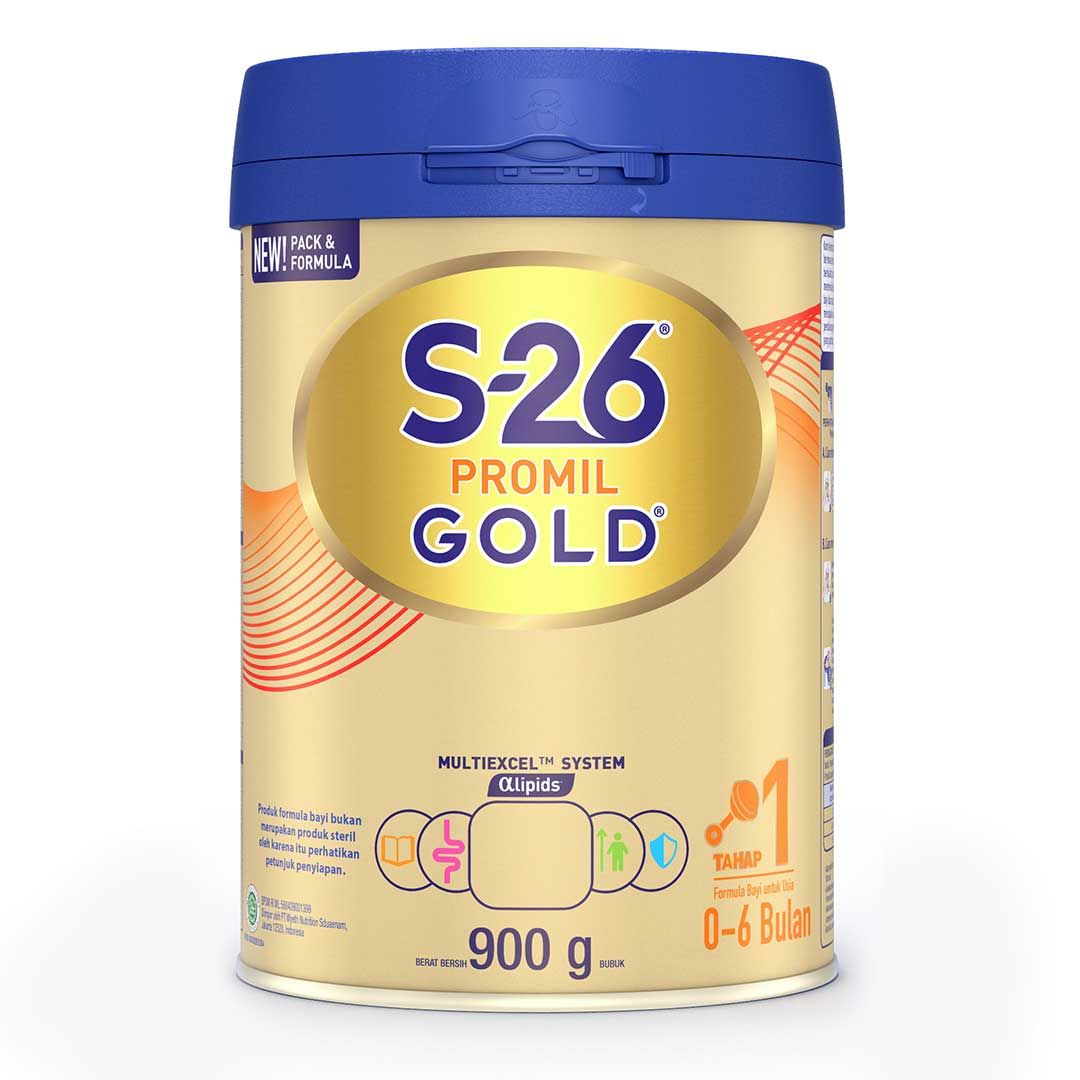 S-26 Promil Gold Tahap 1 900gr Tin. FOTO/Orami. Ⓒ Hak cipta foto di atas dikembalikan sesungguhnya kepada pemilik foto