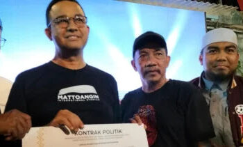 Anies Teken Kontrak Politik Bangun Stadium PSM Makassar Jika Terpilih Jadi Presiden