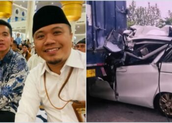 Salah satu relawan bakal calon wakil presiden (cawapres) dari Koalisi Indonesia Maju (KIM) Gibran Rakabuming Raka dikabarkan meninggal dunia akibat kecelakaan di Subang, Jawa Barat, Sabtu (11/11/2023). FOTO/Net. Ⓒ Hak cipta foto di atas dikembalikan sesungguhnya kepada pemilik foto