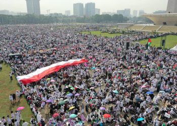 Terpusat di Monas, Lintas Agama-Lintas Tokoh Bersatu Bela Palestina