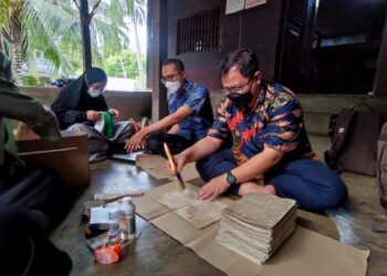 ANRI Lakukan Restorasi dan Digitalisasi Manuskrip Kuno Koleksi Perpustakaan Tanoh Abee