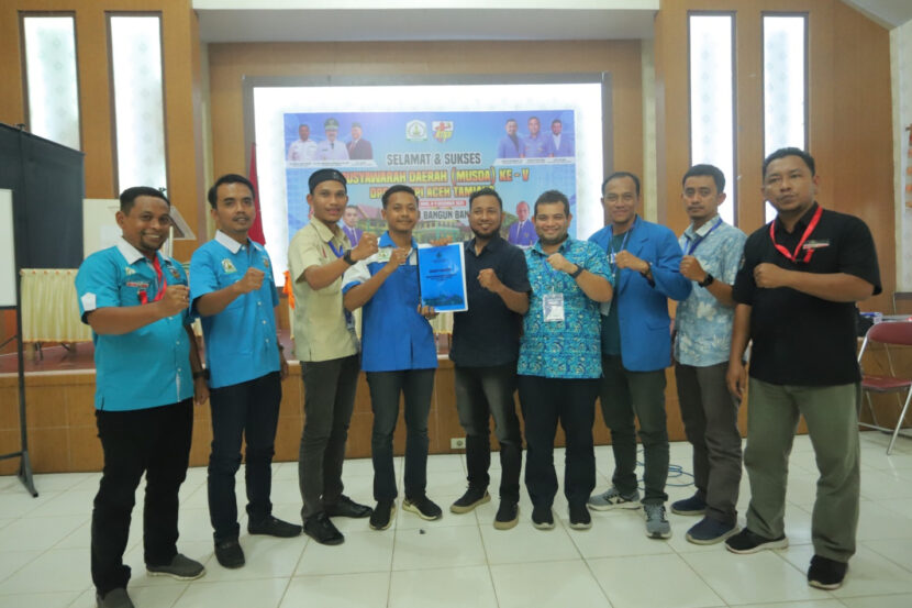 Muhammad Lutfi Hidayat Pimpin KNPI Aceh Tamiang Periode 2023-2026