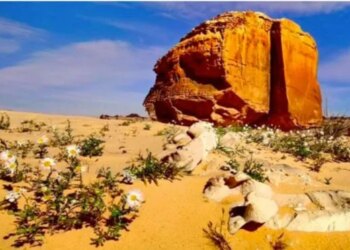 Batu Terbelah di Arab Saudi Ini Sering Disebut Ulah Alien