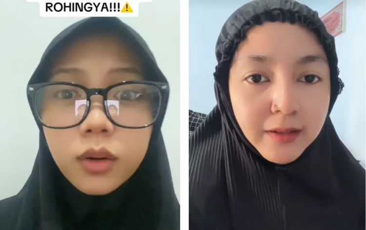 Ceritakan Watak dan Kebohongan Pengungsi Rohingya di Aceh, Video TikToker Cut Anggi viral di Dunia Maya. FOTO/Tangkapan Layar. Ⓒ Hak cipta foto di atas dikembalikan sesungguhnya kepada pemilik foto