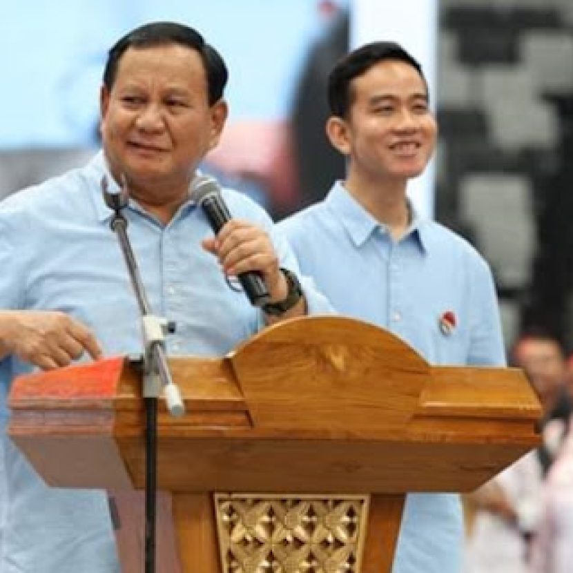Calon Presiden dan Wakil Presiden No. Urut 2 (dua), Prabowo Subianto dan Gibran Rakabuming Raka. FOTO/Net. Ⓒ Hak cipta foto di atas dikembalikan sesungguhnya kepada pemilik foto