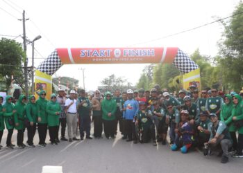 Kegiatan Langsa Adventure Bike 9. FOTO/Dok. Kodim 0104/Aceh Timur untuk Harian Aceh Indonesia. Ⓒ Hak cipta foto di atas dikembalikan sesungguhnya kepada pemilik foto