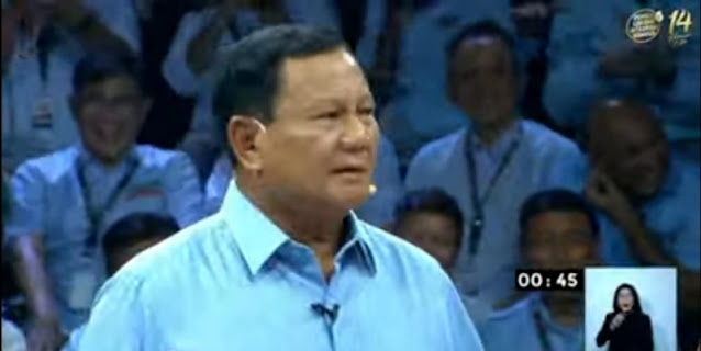 Pemilih Fanatik Tak Terpengaruh Penampilan Buruk Prabowo saat Debat Capres