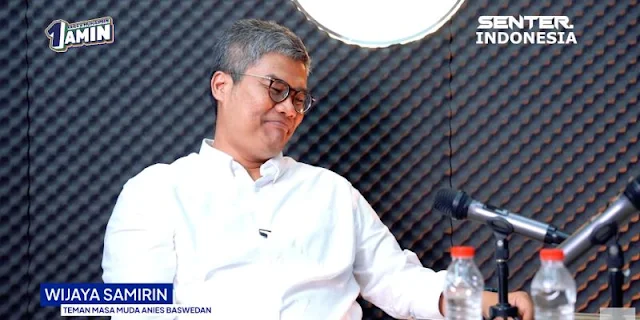 Tangkapan layar diskusi tentang Alasan Anies Dipecat Sebagai Menteri Jokowi yang disampaikan oleh Wijaya Samirin. FOTO/Tangkapan Layar Youtube. Ⓒ Hak cipta foto di atas dikembalikan sesungguhnya kepada pemilik foto