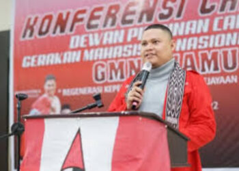 Ketua Umum DPP Gerakan Mahasiswa Nasional Indonesia (GMNI), Arjuna P Aldino. FOTO/Dok. GMNI. Ⓒ Hak cipta foto di atas dikembalikan sesungguhnya kepada pemilik foto