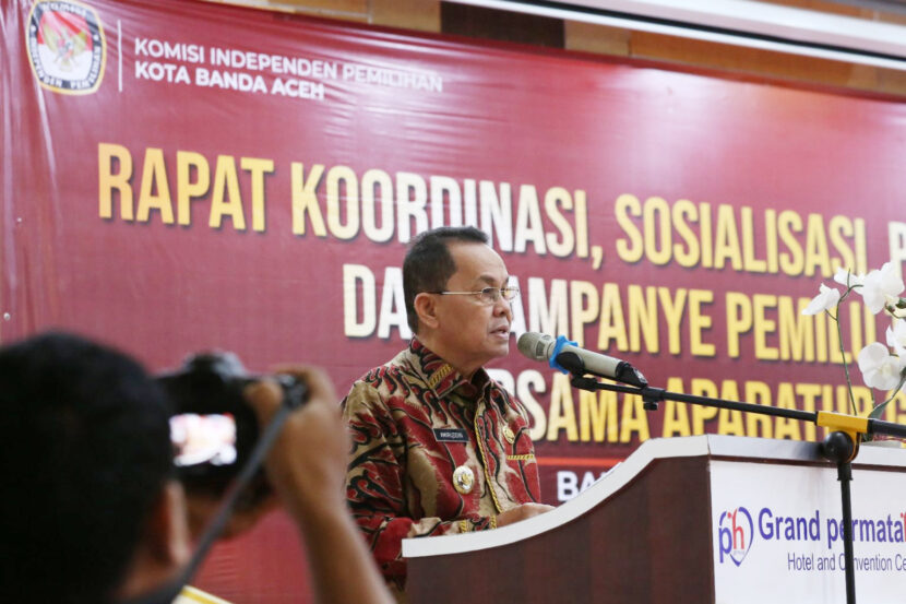 KIP Banda Aceh Gelar Sosialisasi Pemilu, Pj Wali Kota Sampaikan Sejumlah Pesan