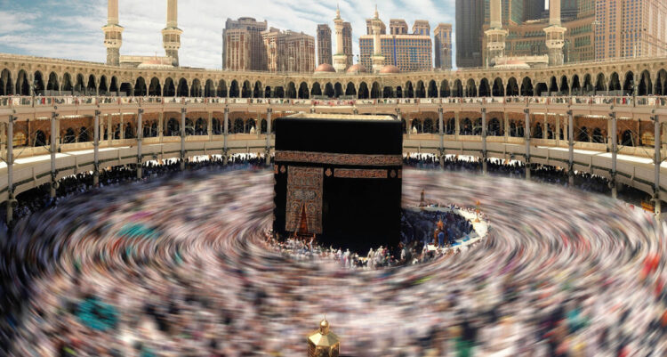 Ilustrasi Ibadah Thawaf di Masjid Haram. FOTO/Net. Ⓒ Hak cipta foto di atas dikembalikan sesungguhnya kepada pemilik foto
