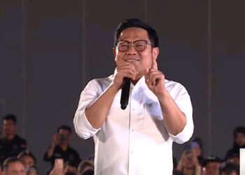 Muhaimin saat hadir dalam desak Anies di JIEXpo Kemayoran, Jakarta Pusat, Senin, 29 Januari 2024. FOTO/Tangkapan Layar. Ⓒ Hak cipta foto di atas dikembalikan sesungguhnya kepada pemilik foto