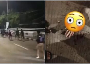 Ngeri, Tangan Korban Tawuran Tercecer di Fly Over Pasar Rebo
