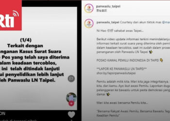 VIRAL Surat Suara yang Diterima Calon Pemilih di Taiwan ternyata Sudah Tercoblos