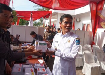 KIP Langsa Gelar Simulasi Pencoblosan dan Perhitungan Surat Suara