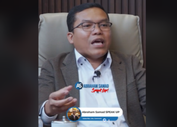 Direktur Eksekutif Voxpol Center Research & Consulting, Pangi Syarwi Chaniago, menyoroti Debat calon wakil presiden (cawapres) Minggu (21/1) malam. FOTO/Tangkapan Layar. Ⓒ Hak cipta foto di atas dikembalikan sesungguhnya kepada pemilik foto