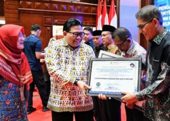 Pemkab Aceh Besar Raih Penghargaan Pelayanan Publik dari Ombubsman RI