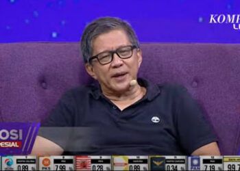 Pengamat Politik dan Filusuf, Rocky Gerung. FOTO/Tangkapan Layar/Kompas. Ⓒ Hak cipta foto di atas dikembalikan sesungguhnya kepada pemilik foto