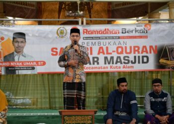 Ketua DPRK Buka Kegiatan Safari Al-Qur’an Antar Masjid se Kecamatan Kuta Alam