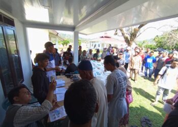 922 Keluarga di Pulo Aceh Terima Bantuan Beras Cadangan Pangan