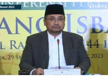 Menteri Agama, Yaqut Cholil Qoumas akan segera menetapkan sidang Isbat penetapan 1 Ramadhan 1445 Hijriah pada tanggal 10 Maret 2024. FOTO/Net. Ⓒ Hak cipta foto di atas dikembalikan sesungguhnya kepada pemilik foto