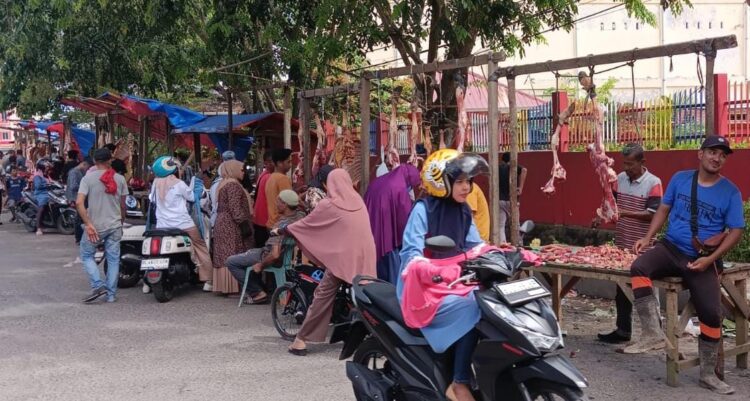 Animo Pembelian Tinggi, Harga Daging Meugang di Langsa Rp170 Per Kilogram