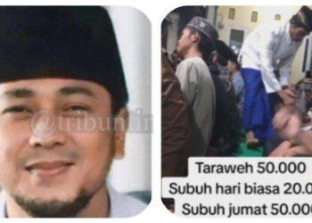 Haji Sulaiman Viral Bagi-bagi Uang dan Sembako ke Jemaah: Tarawih Rp 50 Ribu, Ngaji 20 Ribu