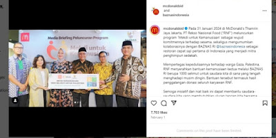 Usai Dihujat Warganet, Baznas Janji Tidak Terima Lagi Donasi dari McDonald's
