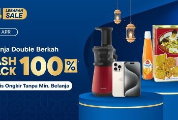 Belanja Dauble Berkah cash back 100 persen. FOTO/Net. Ⓒ Hak cipta foto di atas dikembalikan sesungguhnya kepada pemilik foto