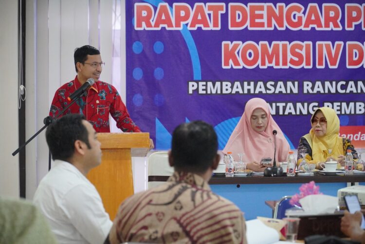 Ketua DPRK Buka RDPU Raqan Pembangunan Kepemudaan