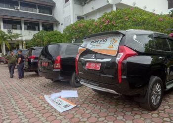 Kampanyekan PON ke-21, Semua Mobil Dinas Pemerintah Aceh Ditempel Stiker