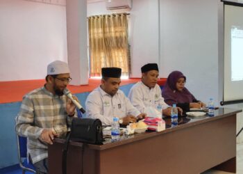 Lembaga Dakwah Nahdlatul Ulama (LDNU) Provinsi Aceh melaksanakan seminar Literasi Digital dengan tema “Penguatan Pemahaman Bijak Bermedia dan Bahaya Kecanduan Judi Online bagi Milenial”, di Aula Kampus Serambi Mekkah, Banda Aceh, Minggu, 5 Mei 2024. FOTO/Orinews/Mulya. Ⓒ Hak cipta foto di atas dikembalikan sesungguhnya kepada pemilik foto