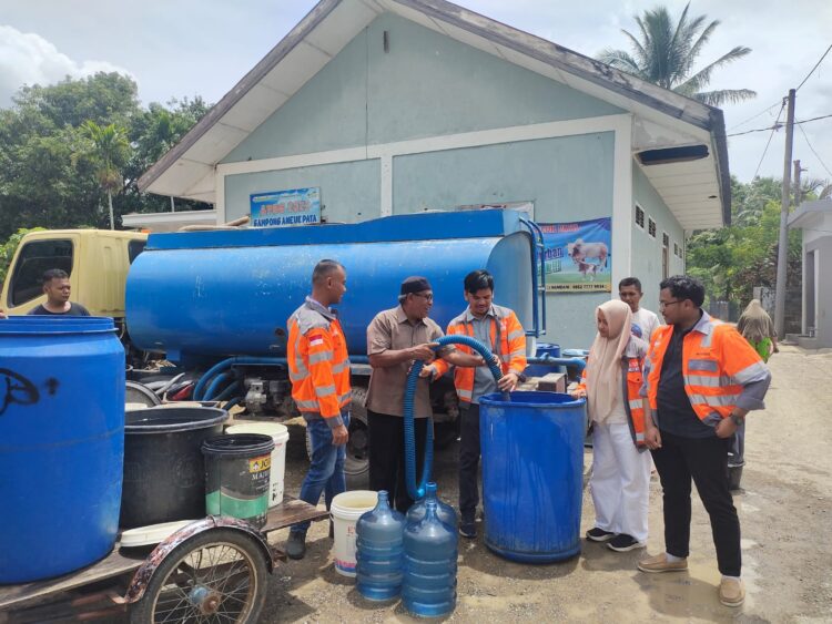 SBA Kirimkan Bantuan Air Bersih untuk Warga Terdampak Kekeringan di Lhoknga