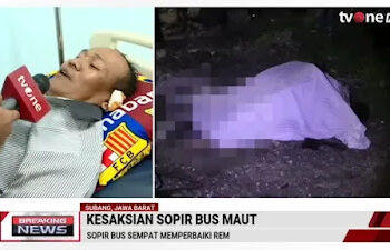Kesaksian Sopir Bus Kecelakaan Maut di Ciater, Sempat Rasakan Ada yang Tidak Normal Saat di Tempat Ini