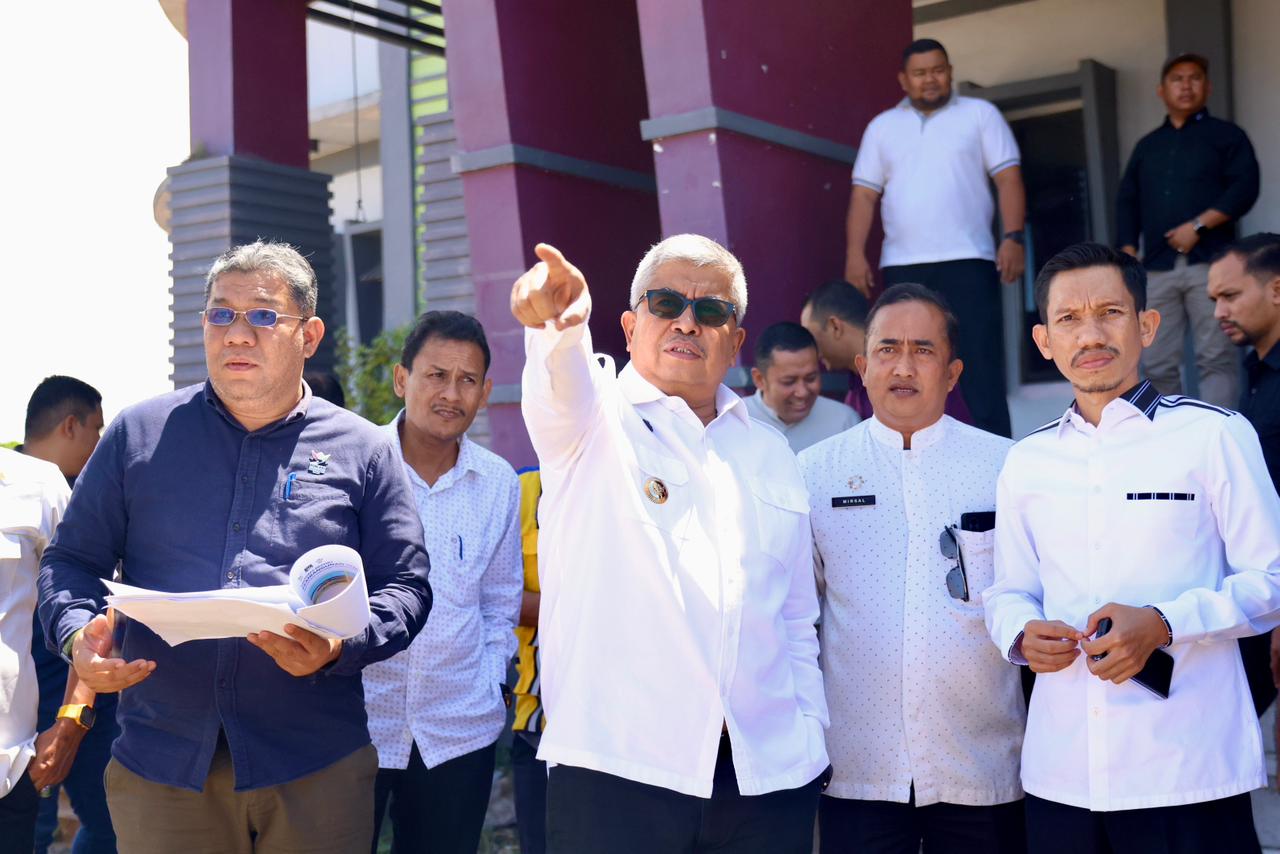 Pj Gubernur Minta Rehabilitasi Venue PON Aceh Barat Selesai Tepat Waktu