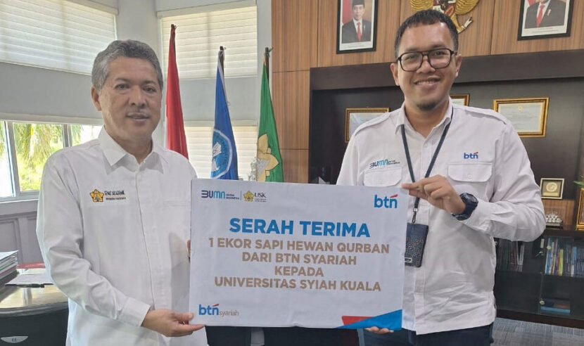 BTN Syariah Bantu Hewan Qurban untuk Mahasiswa USK Kurang Mampu
