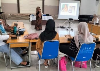 Kegiatan pelatihan Perawatan Post Partum Poltekkes, Kemenkes. FOTO/Dok. Poltekkes Aceh.