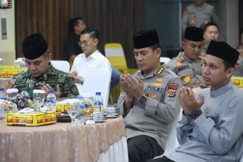 Jelang Hari Bhayangkara, Polda Aceh Gelar Doa Bersama Lintas Agama