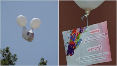 Israel Kirim Balon Berisi Pesan Pengusiran Warga Lebanon, Klaim Tanah Milik Yahudi