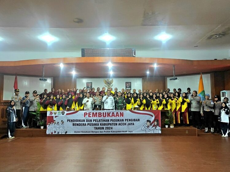 Paskibraka Aceh Jaya Siap Kibarkan Bendera Merah Putih di HUT Kemerdekaan ke-79