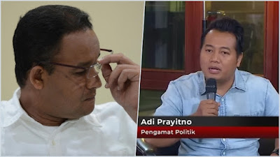 Anies Baswedan (kiri), Direktur Eksekutif Parameter Politik Indonesia Adi Prayitno (kanan) di akun Instagramnya, dikutip Minggu (11/8/2024). FOTO/Kolase. Ⓒ Hak cipta foto di atas dikembalikan sesungguhnya kepada pemilik foto