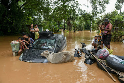 Junta Myanmar Minta Bantuan Negara Asing Atasi Banjir Bandang Imbas Badai Yagi