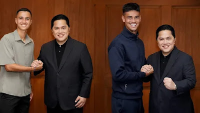 Resmi! Erick Thohir Umumkan Mees Hilgers dan Eliano Reijnders sebagai Calon Pemain Naturalisasi Timnas Indonesia